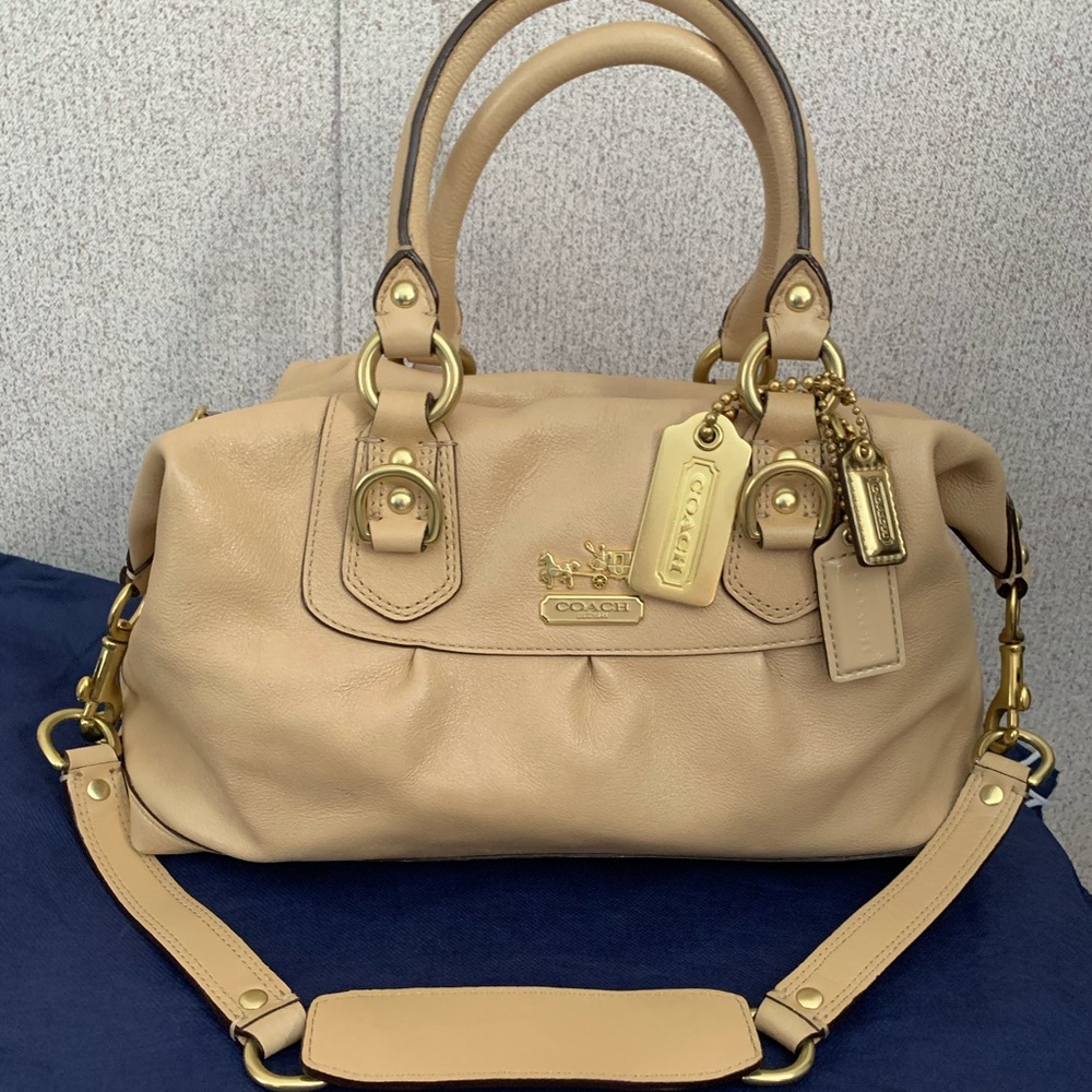 Coach Ashley Leather Satchel